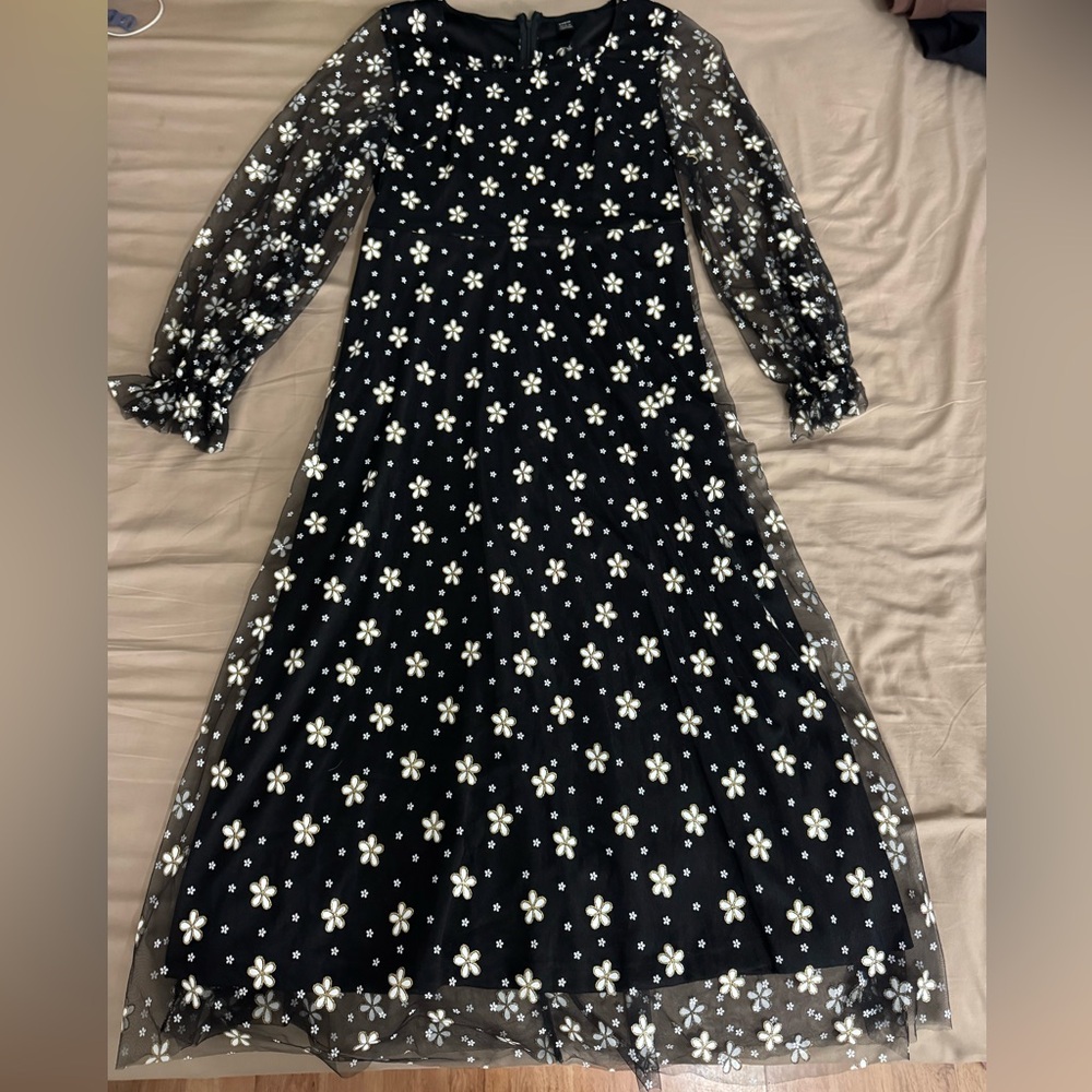 SHEIN Black Satin Top